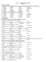 BT AV 11 - UNIT 7 - Test 01