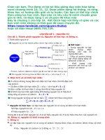 PHÂN DẠNG BÀI TẬP CHƯƠNG NGUYÊN TỬ HAY