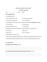 Kiểm tra 15 phút công nghệ bài 5,6