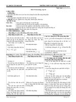 Giáo án vật lý 11 TU CHON HKII 