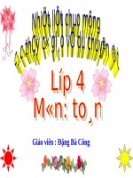 Biểu thức có chứa hai chữ