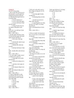 Trắc nghiệm kinh tế vĩ mô CÓ ĐÁP ÁN