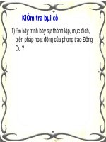 Bài 30. Phong trào yêu nước chống Pháp từ đầu thế kỉ XX đến năm 1918