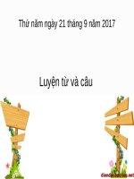 Tuần 3. So sánh. Dấu chấm