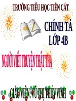 Tuần 6. Nghe-viết: Người viết truyện thật thà