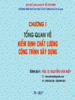 Quản lý chất lượng công trình xây dựng