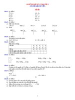 Đề Thi Học Kỳ 1 Toán Lớp 3