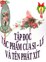 Tuần 6. Tác phẩm của Si-le và tên phát xít