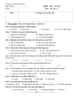 Kiểm tra 15 phút môn tin lớp 6 lần 1 năm 17-18