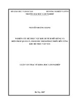 Nghiên cứu hệ thực vật khu di tích đền hùng và biện pháp quản lý, chăm sóc nhằm phát triển bền vững khu hệ thực vật này 