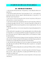 Câu hỏi ôn tập Luật tố tụng hình sự