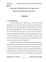 Đề tài SKKN                       “Phát huy tính tích cực của học sinh trong dạy học môn chạy bền”