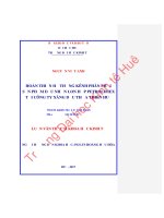 HOÀN THIỆN hệ THỐNG KÊNH PHÂN PHỐI sản PHẨM dầu NHỜN LON hộp PETROLIMEX tại CÔNG TY XĂNG dầu THỪA THIÊN HUẾ 