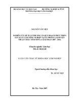 Đánh giá tỷ lệ, chất lượng dầu thông, colophan các loài thông cho nhựa công nghiệp ở việt nam (thông hai lá, thông mã vĩ, thông ba lá) 
