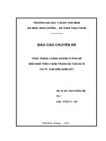 Thực trạng loãng xương ở phụ nữ mãn kinh trên 5 năm độ tuổi 5070 tại TP. Thái Bình