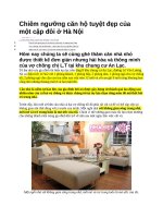 Chiêm ngưỡng căn hộ tuyệt đẹp của một cặp đôi ở hà nội 