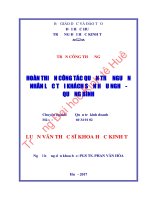 HOÀN THIỆN CÔNG tác QUẢN TRỊ NGUỒN NHÂN lực tại KHÁCH sạn hữu NGHỊ   QUẢNG BÌNH 