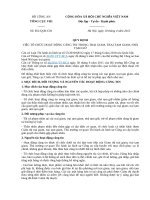 Quy định về việc tổ chức hoạt động của căng tin Nhà tạm giữ