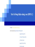 Sắc kí lỏng hiệu nâng cao (HPLC)