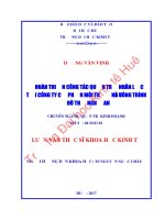 HOÀN THIỆN CÔNG tác QUẢN TRỊ NHÂN lực của CÔNG TY cổ PHẦN môi TRƯỜNG và CÔNG TRÌNH đô THỊ NGHỆ AN 