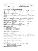 Đề KT 1 tiết Hóa 8 Tham khảo (Khanh NVC Ninh Hòa, Khánh Hòa)