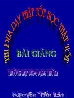 Chương III. §7. Trường hợp đồng dạng thứ ba