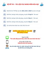 Tổng hợp đề thi tài liệu chuyên đề file word lời giải chi tiết 2018