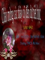 Đoạn thẳng  Hình học 6