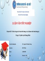 SLIDE Tổ chức công tác kế toán tiền lương và các khoản trích theo lương tại Công ty Cổ phần Gạch Khang Minh