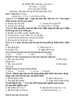 Đề thi văn 9 giữa kỳ 1