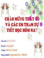 Bài 1. Vai trò, nhiệm vụ của trồng trọt