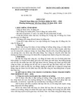 Báo cáo đại hội chi đoàn