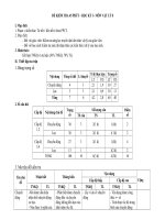 kiểm tra 1 tiết vật lí 8 học kì 1 có ma trận