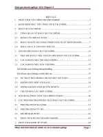 Tiểu luận môn định giá doanh nghiệp phân tích tình hình tài chính và rủi ro doanh nghiệp 