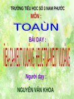 Đề - ca - mét vuông. Héc - tô - mét vuông