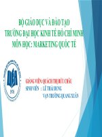 Thuyết trình môn marketing quốc tế phân tích chiến lược sản phẩm và chiến lược giá của công ty dell 