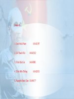 Vận dụng quan điểm HCM về Đại đoàn kết dân tộc để thực hiện chính sách đại đoàn kết toàn dân của nước ta hiện nay.