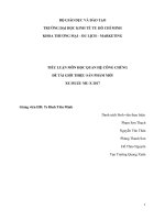 Tiểu luận môn học quan hệ công chúng giới thiệu sản phẩm mới xe ISUZU MU x 2017 