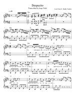Despacito piano sheet music luis fonsi ft  daddy yankee