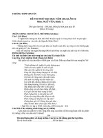 đề tham khảo môn văn 12