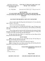 Quy chế hoạt động ban Pháp chế