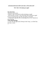 Bài 5. Yêu thương con người