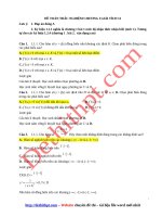 81 Câu trắc nghiệm Giải tích 12 - Chương 1