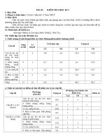 kiểm tra học kì vật lí 6 học kì 1 có ma trận