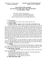 sáng kiến kinh nghiệm Nâng cao chất lượng thể chất cho trẻ nhà trẻ 2016