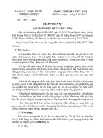 Đề án nhân sựĐH chi bộ