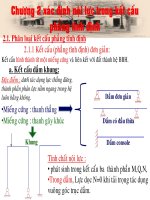 Cơ kết cấu  Chương 2: Biểu đồ nội lực