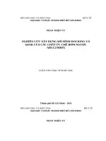 NGHIÊN cứu xây DỰNG mô HÌNH DOCKING và QSAR