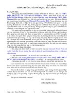 thuyet minh bai giang An toan giao thong