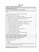 1  mục lục BIEN PHAP THI CONG